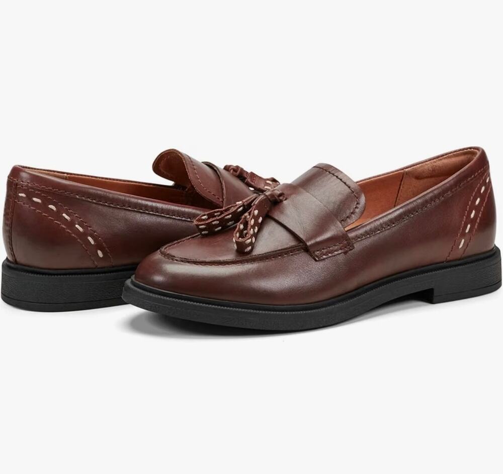 Earth Deeana Casual Loafers, Dark Red 600, 7 W